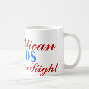 Republikanen är alltid höger, PAPPOR Kaffemugg