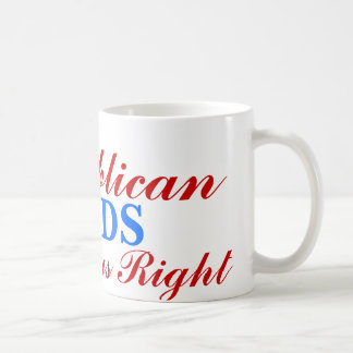 Republikanen är alltid höger, PAPPOR Kaffemugg