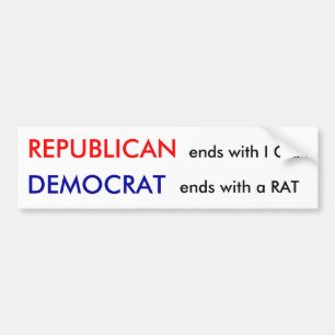 REPUBLIKANEN avslutar med MIG KAN Bildekal