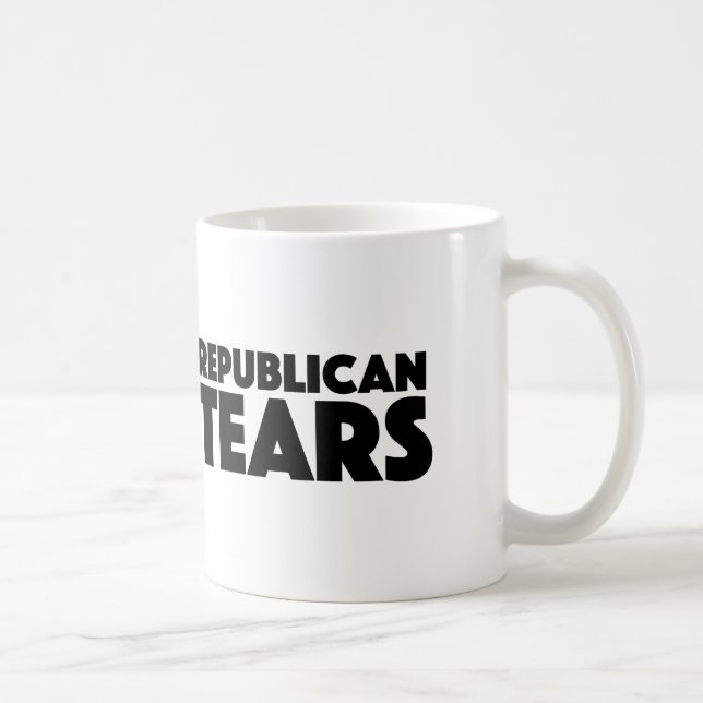 Republikanen river den Pro demokratHillary Clinton Kaffemugg (Höger)