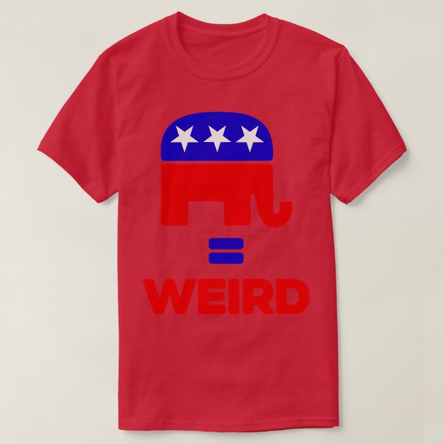 Republikaner är Konstig T Shirt (Design framsida)