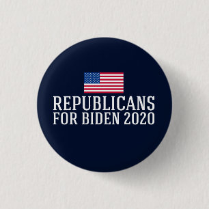 Republikaner för Biden 2020 Knapp