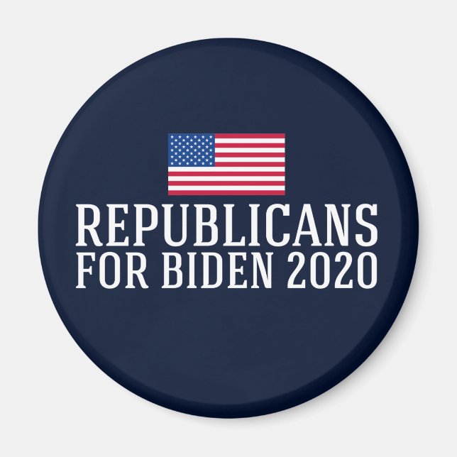 Republikaner för Biden 2020 Magnet (Framsidan)