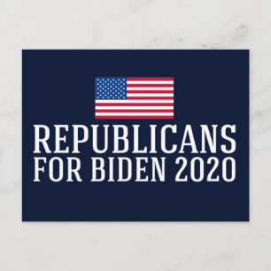 Republikaner för Biden 2020 Vykort