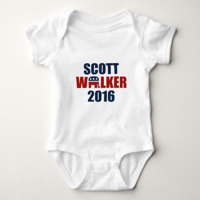 REPUBLIKANER FÖR DEN SCOTT FOTGÄNGARE 2016 TEE SHIRT (Framsida)
