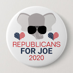 Republikaner för Joe 2020 Elephant Knapp