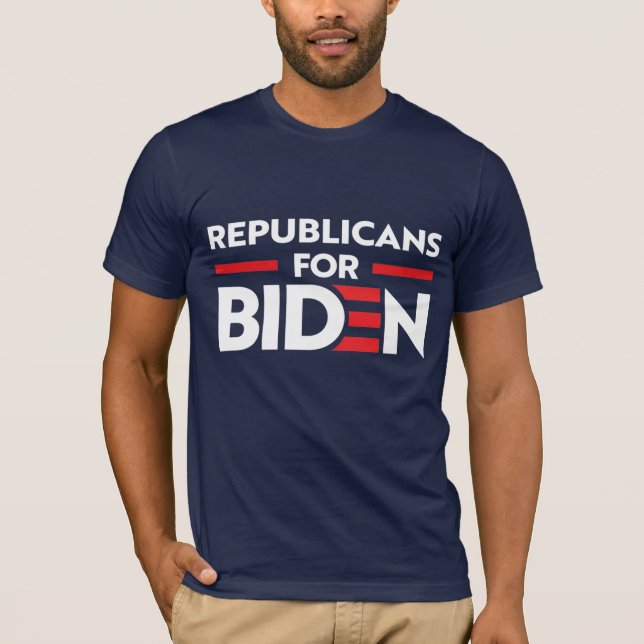 REPUBLIKANER FÖR JOE BIDEN T SHIRT (Framsida)