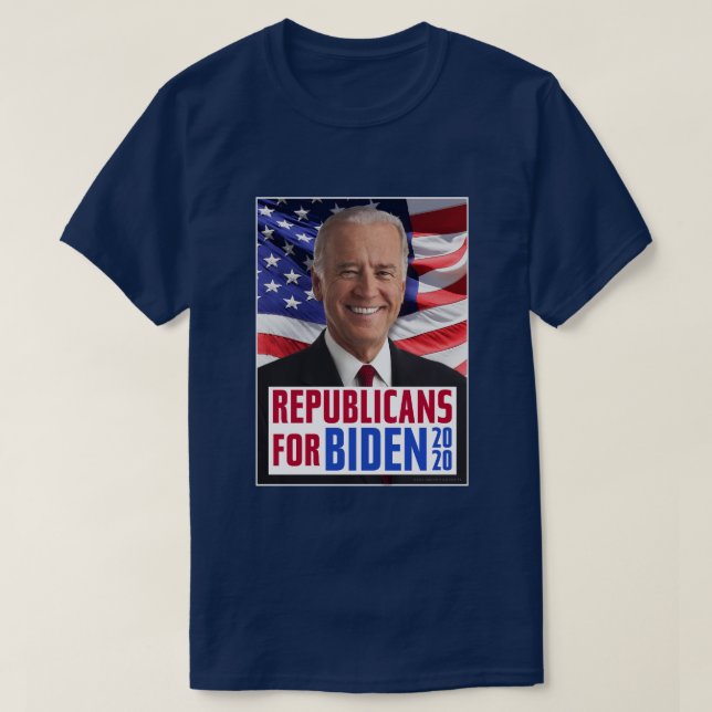Republikaner för Joe Biden US President 2020 Photo T Shirt (Design framsida)