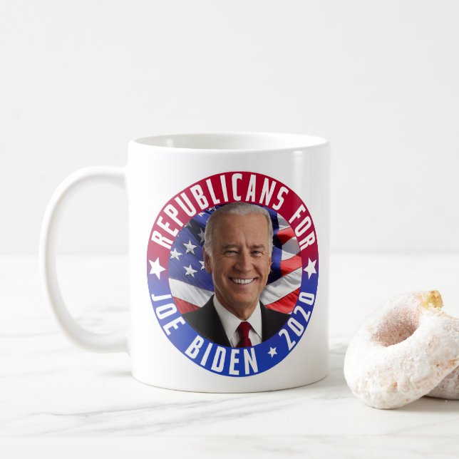Republikaner för Joe Biden US President Photo 2020 Kaffemugg (Med munk)