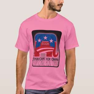 Republikaner för Obama Tee Shirt