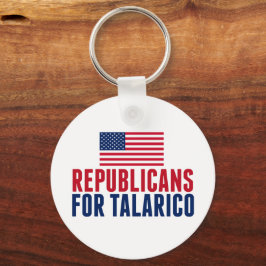 Republikaner för Talarico 2026 års val Nyckelring
