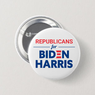 Republikaner i Anpassningsbarna Biden Harris Text Knapp