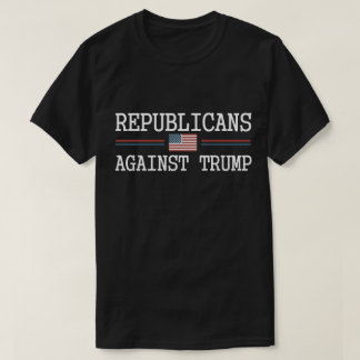 Republikaner mot trumf t-shirt