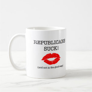 Republikaner suger kaffemugg