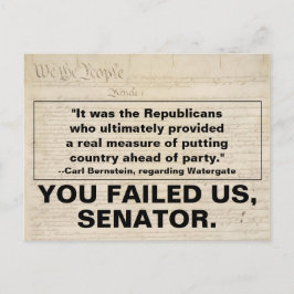 Republikanernas senator måste sätta Land över Part Inbjudan Vykort