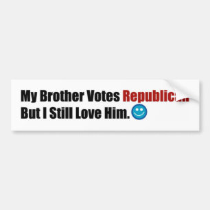 Republikansk broder bildekal