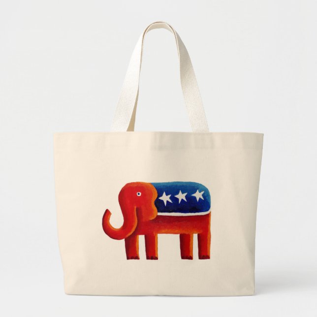 Republikansk elefant jumbo tygkasse (Framsidan)