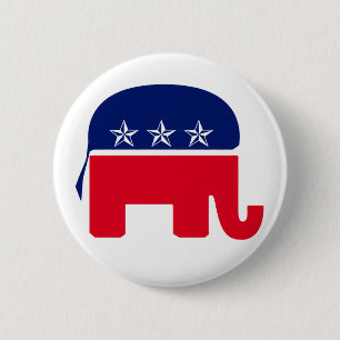 Republikansk elefant knapp