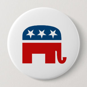 Republikansk elefant knapp