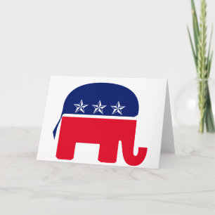 Republikansk elefant kort
