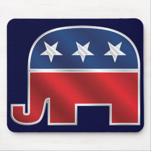 Republikansk elefant Mousepad Musmatta