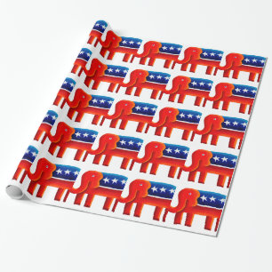 Republikansk Elefant Presentpapper