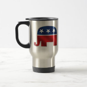 Republikansk elefanttravel mug resemugg