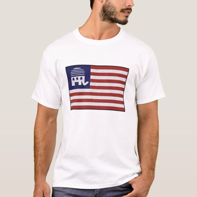 Republikansk flagga tee (Framsida)