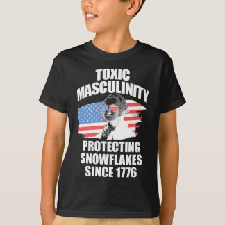 Republikansk giftig maskulinitet amerikansk flagga t shirt