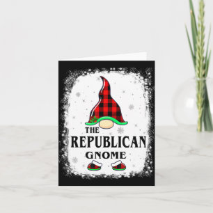 Republikansk Gnome Buffalo Randig Matchande Familj Kort