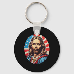 Republikansk Jesus – djärv Popkonst med amerikansk Nyckelring