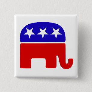 Republikansk logotyp knapp