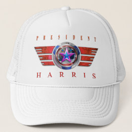 Republikansk president Harris/Walz Vinge Medallion Keps