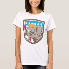 Republikansk trumfelefant tee