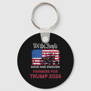 Republikanska bönder för Trump 2024 Vi är folket Nyckelring