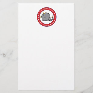 republikanska chickar brevpapper