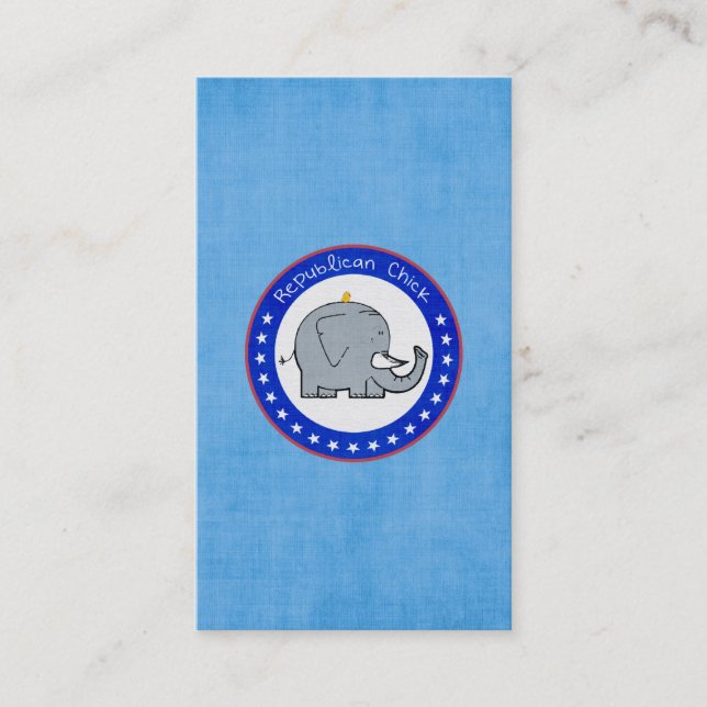 republikanska chickvisitkortar visitkort (Framsida)