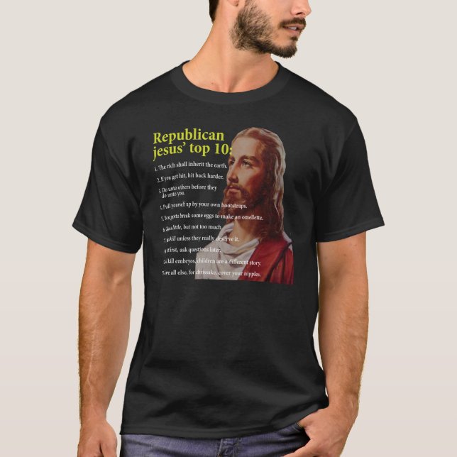 Republikanska jesus tee shirt (Framsida)