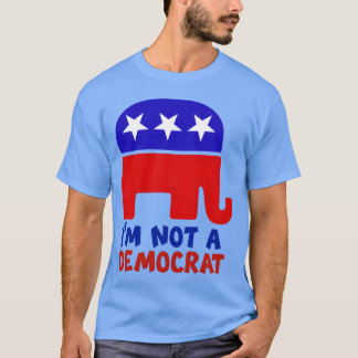Republikanska partiets 70-tals vintage t shirt