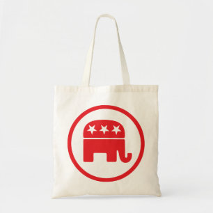 Republikanska Party politiska symbol (elefant) Tygkasse