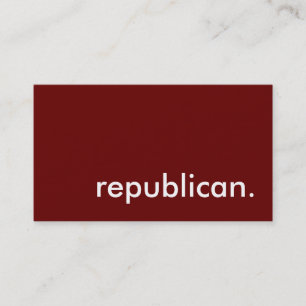 republikanska. visitkort