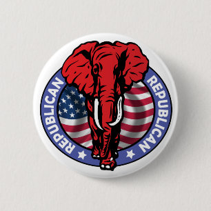 Republikanskaa partitelefant - McCain Knapp