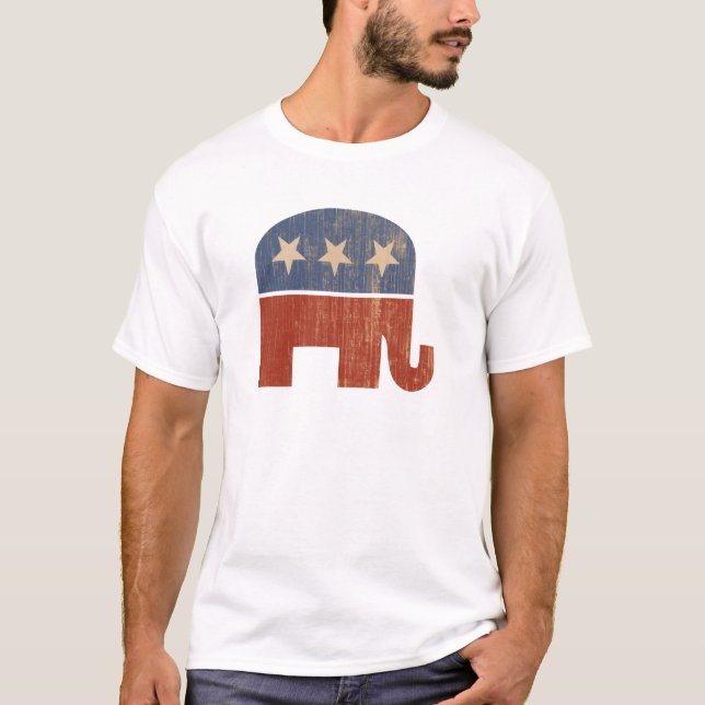 Republikanskt elefantval 2012 tee shirt (Framsida)