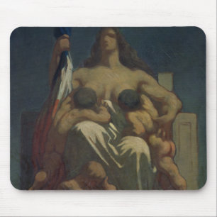 Republiken, 1848 (olja på kanfas) musmatta
