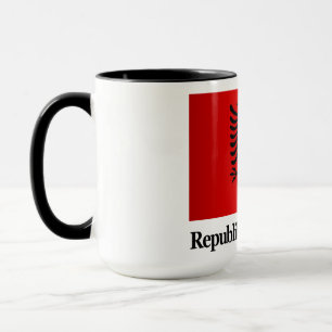 Republiken Albanien Mugg