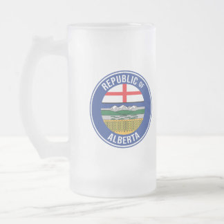 Republiken Alberta WEXIT Frostat Ölglas