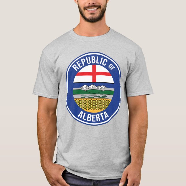 Republiken Alberta WEXIT T Shirt (Framsida)