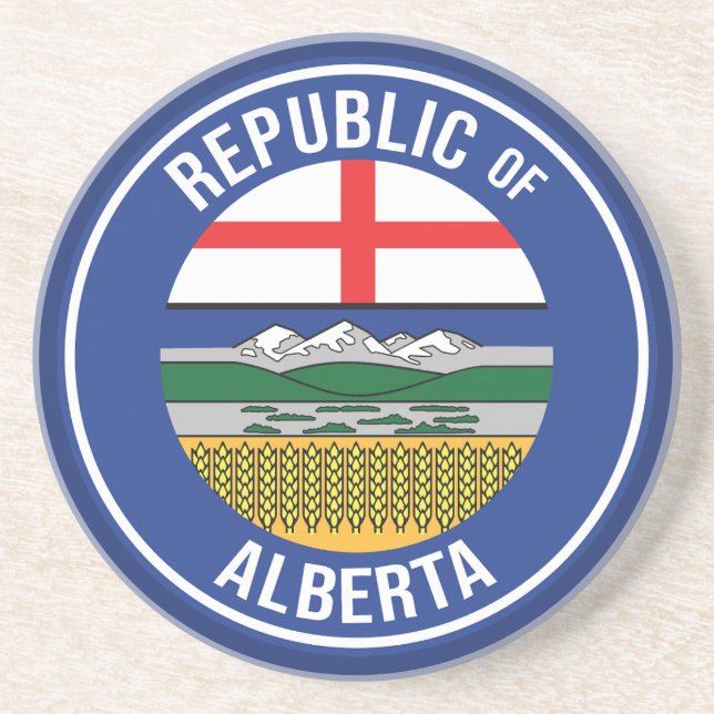 Republiken Alberta WEXIT Underlägg (Framsidan)