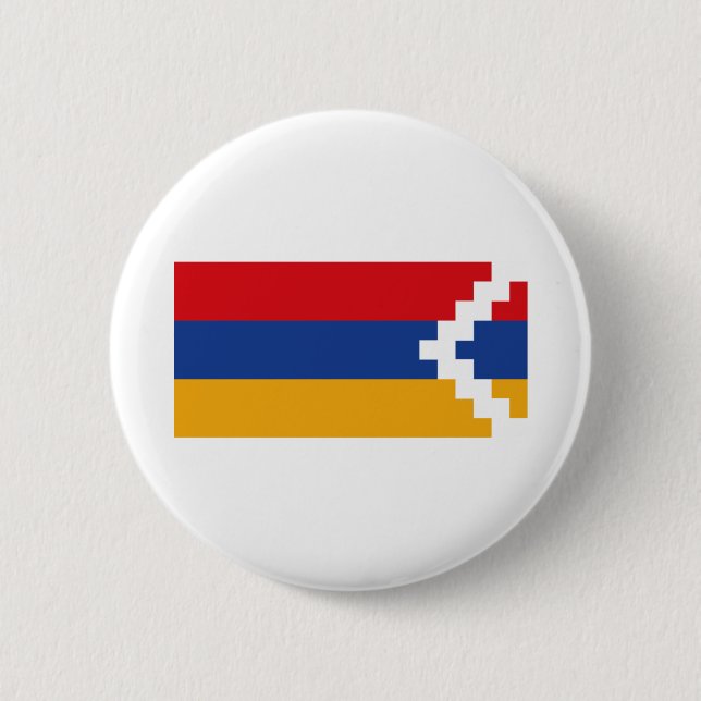 Republiken Artsakh flagga Mugg Knapp (Framsida)