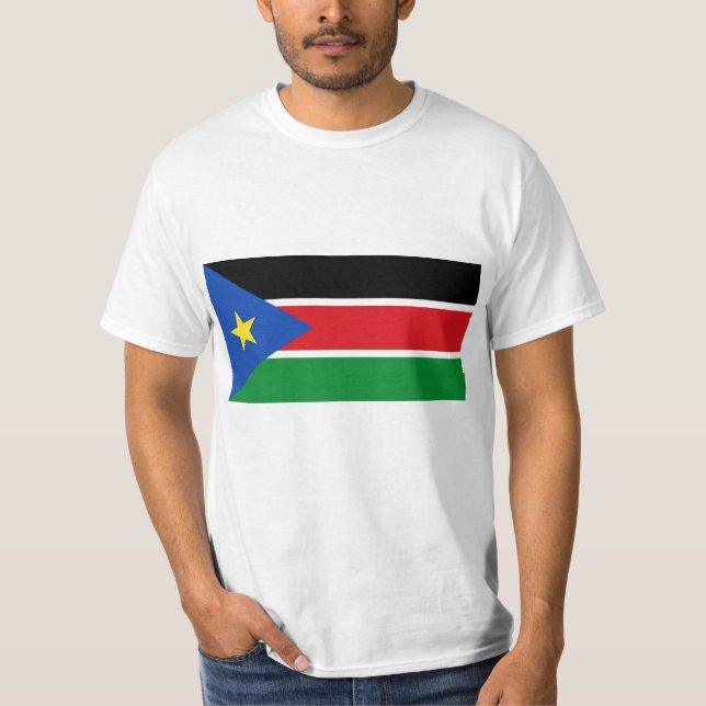 Republiken av södra Sudan sjunker på Tshirts och (Framsida)